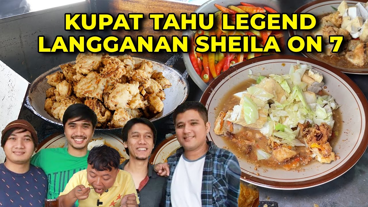 Nyobain Kupat Tahu Langganan Sheila On 7! Sekali Jual Habis 2 Ember Besar!