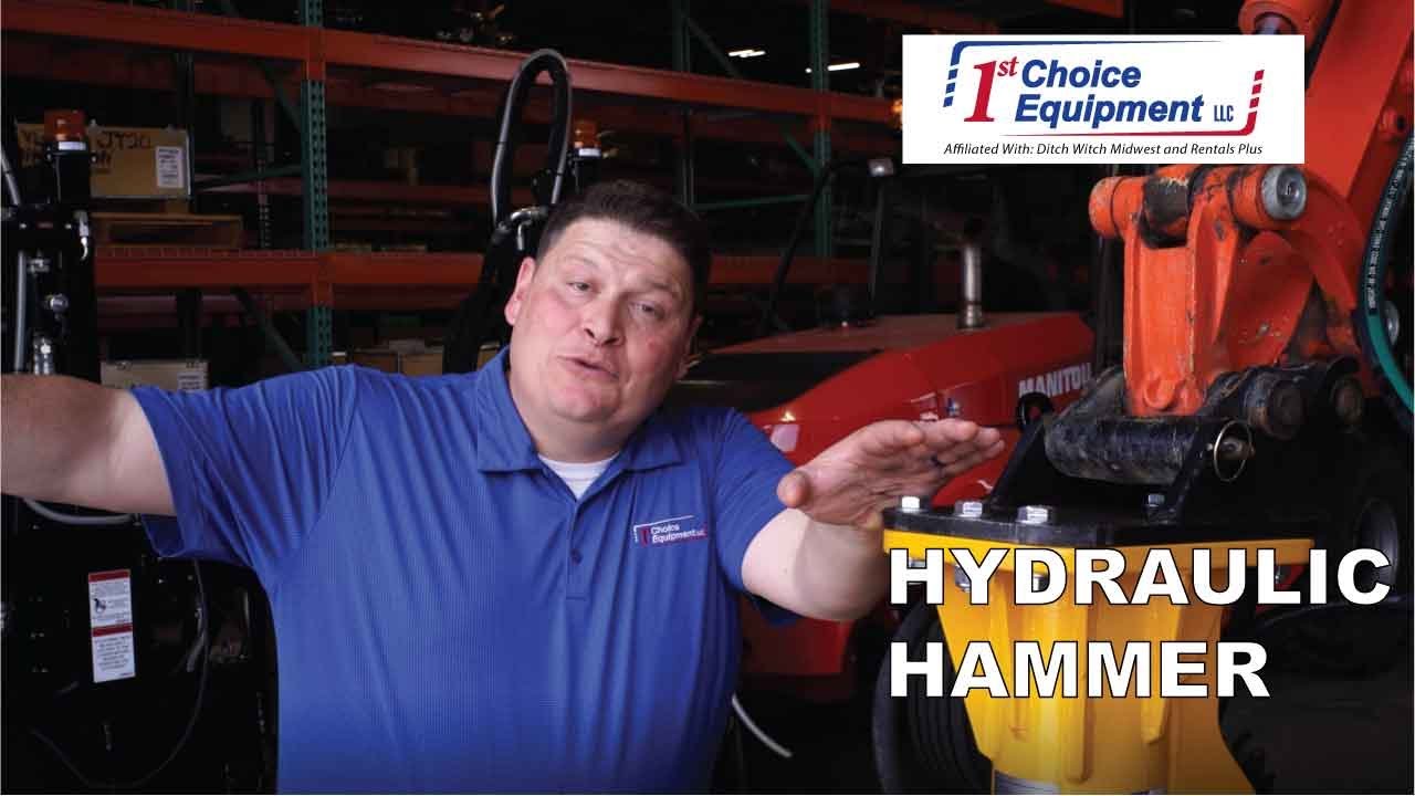 Attaching & Sizing Up A Hydraulic Hammer