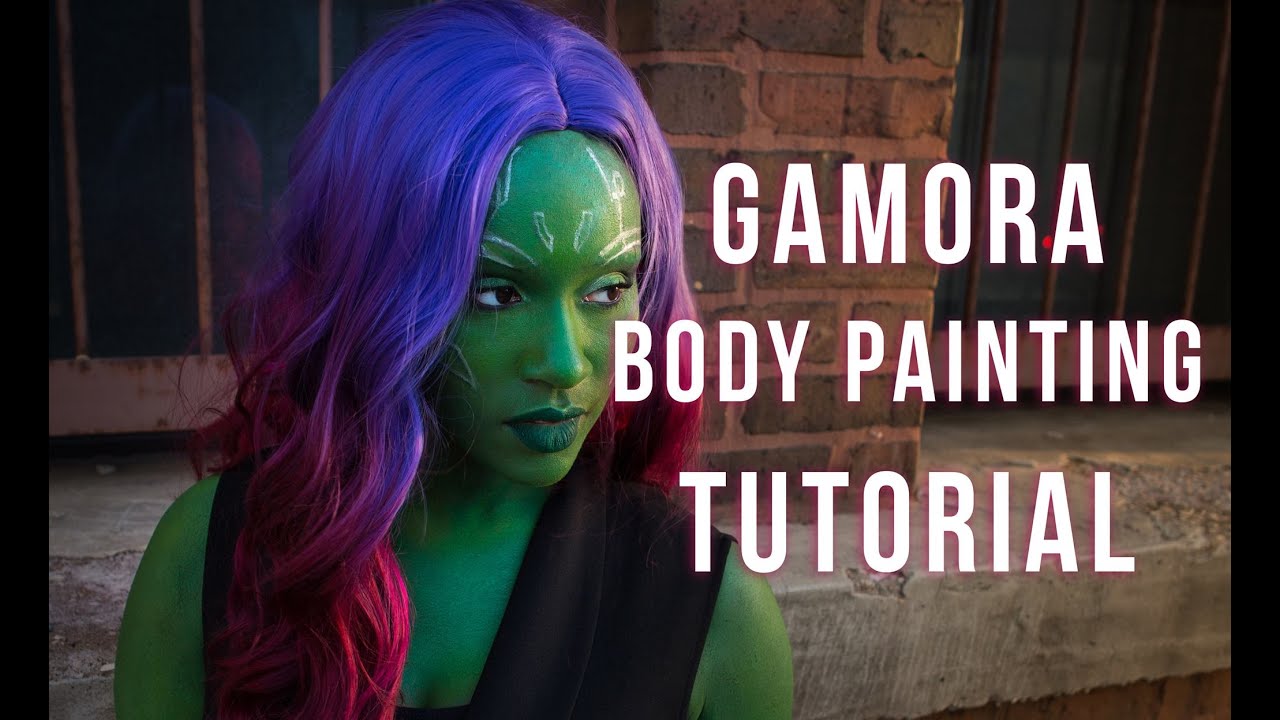 Gamora Body Painting Tutorial