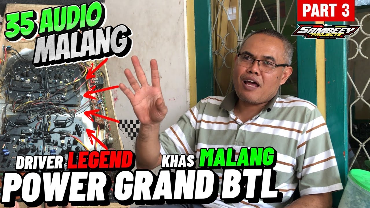 Driver Power Legend 35 Audio Malang‼️, Driver Grand BTL, Power Ombro Rakitan 35 Audio Malang