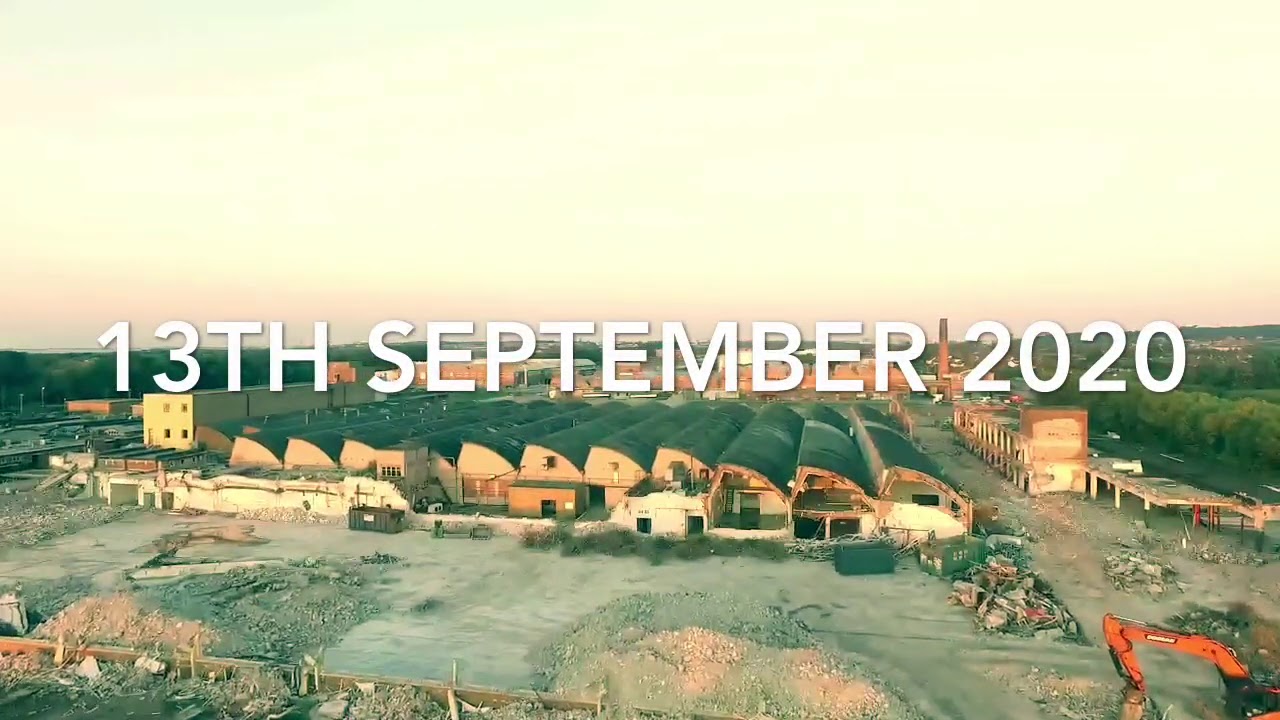 Cadbury’s moreton demolition 13/09/2020 DJI Phantom 3 advanced drone UK
