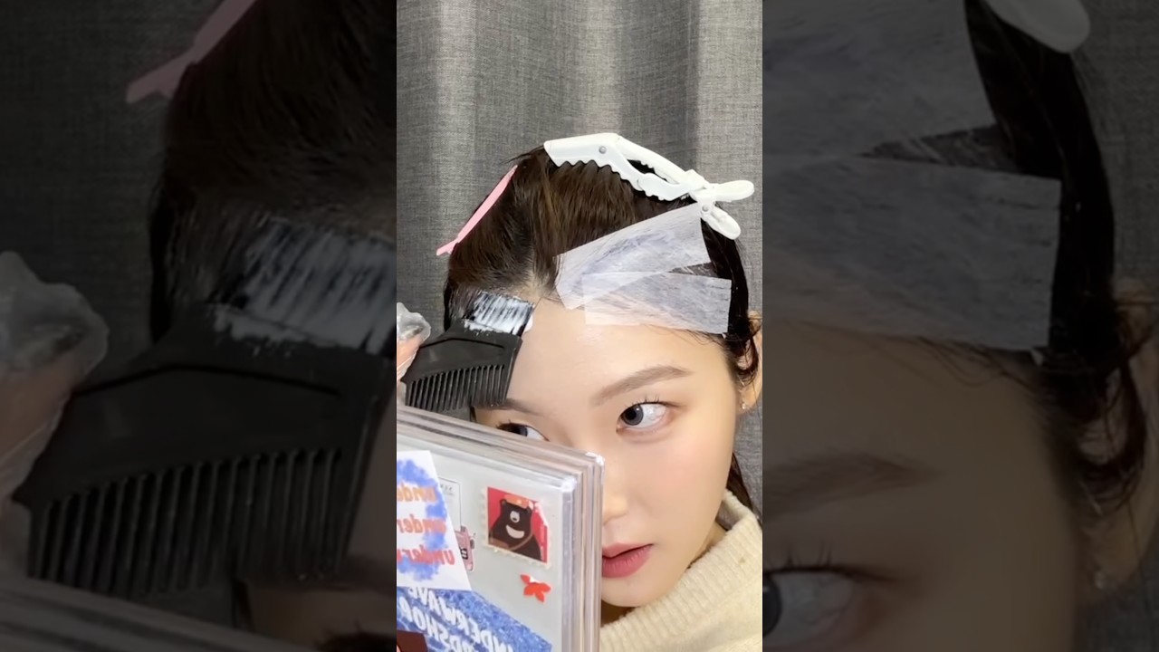 지금 당장 다이소로 달려가세요✨ #잔머리펌 #셀프잔머리펌 #셀프다운펌 #얼굴작아지는법