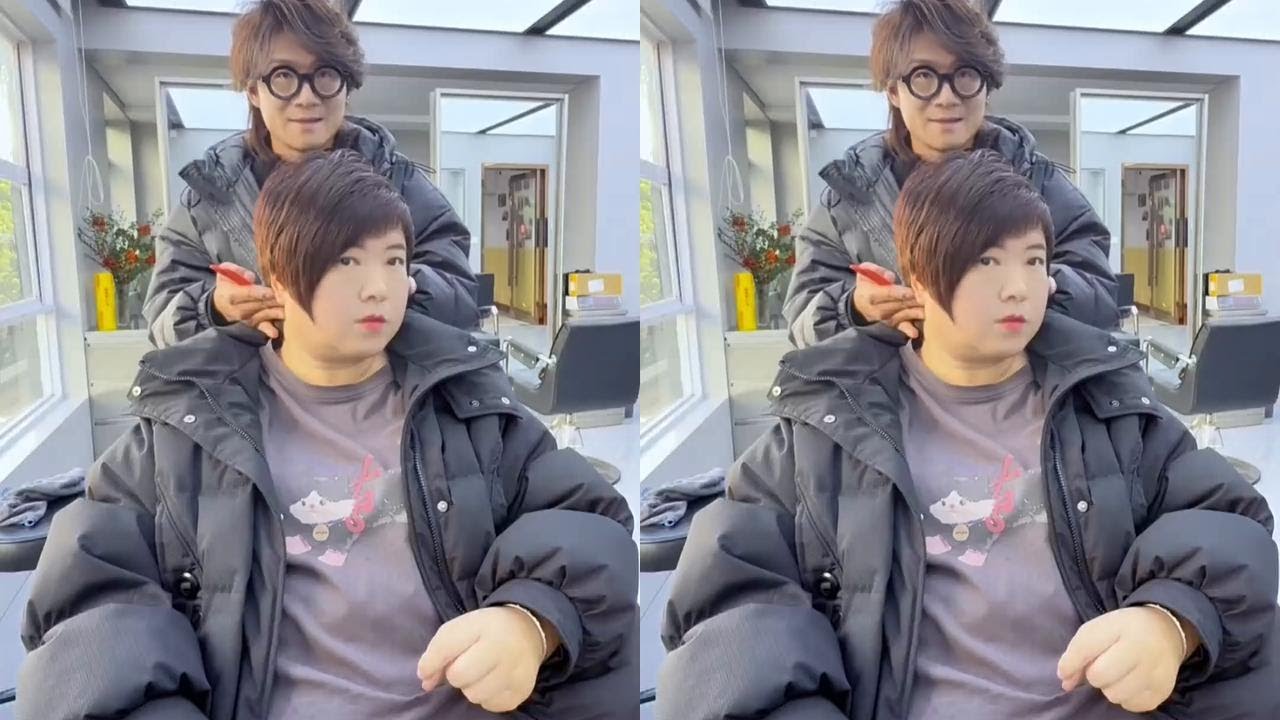 Today I'll finish it with just one cut. #Where is good for hair cutting in Chenggong