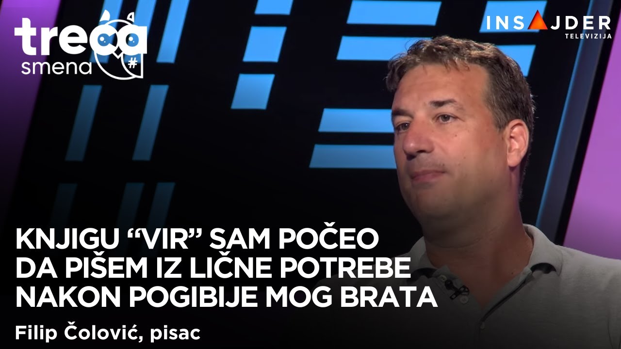 Zašto roman “Vir” mora biti na spisku literature za leto? | Filip Čolović, pisac | Treća smena