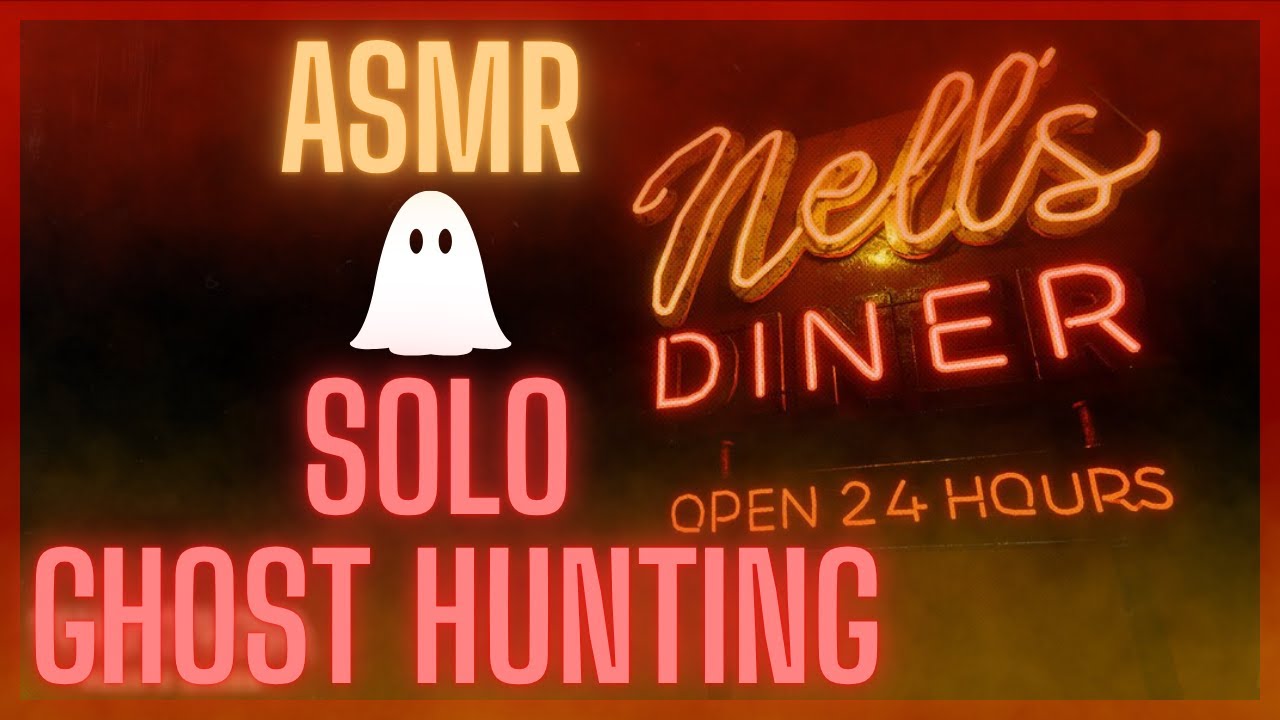 | PHAS ASMR |  GHOST HUNTING IN NELL'S DINER  | Soft spoken + Keyboard sounds |