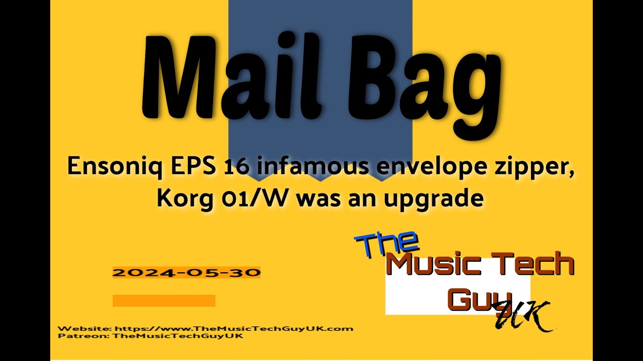 Ensoniq EPS 16 plus infamous envelope zipper, Korg 01/W was an upgrade
