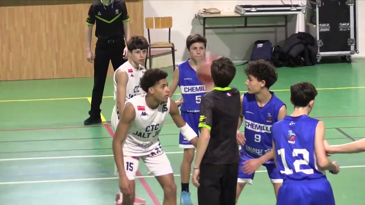 Résumé U15 Région Chemillé - CTC JALT-JCM Le Mans (17-01-26)