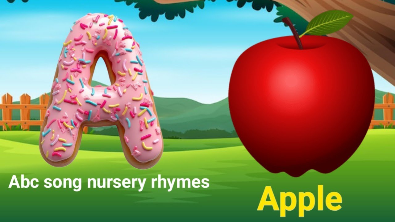A for Apple | Phonics Song & ABC Alphabet for Kids | Nursery Rhymes