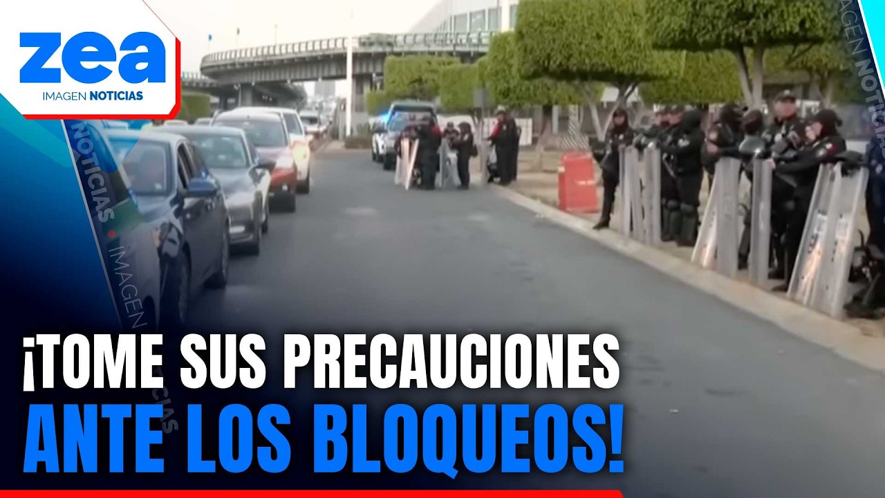 Así se encuentra en estos momentos el AICM por bloqueo anunciado por taxistas | Francisco Zea