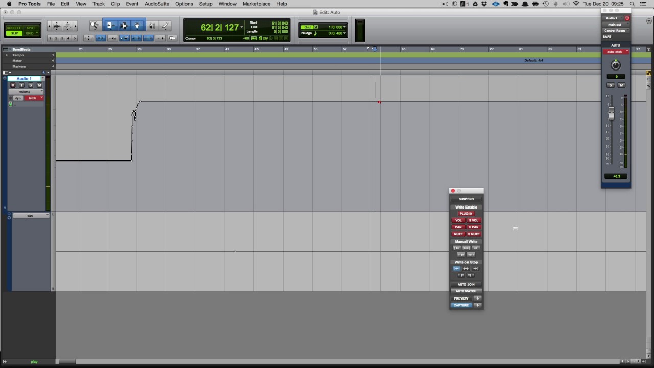 Automação no Pro Tools HD