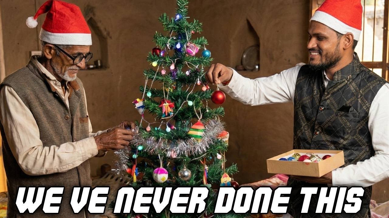 “Why Do People Decorate Trees?!” – Villagers Decorate a Christmas Tree for the First Time