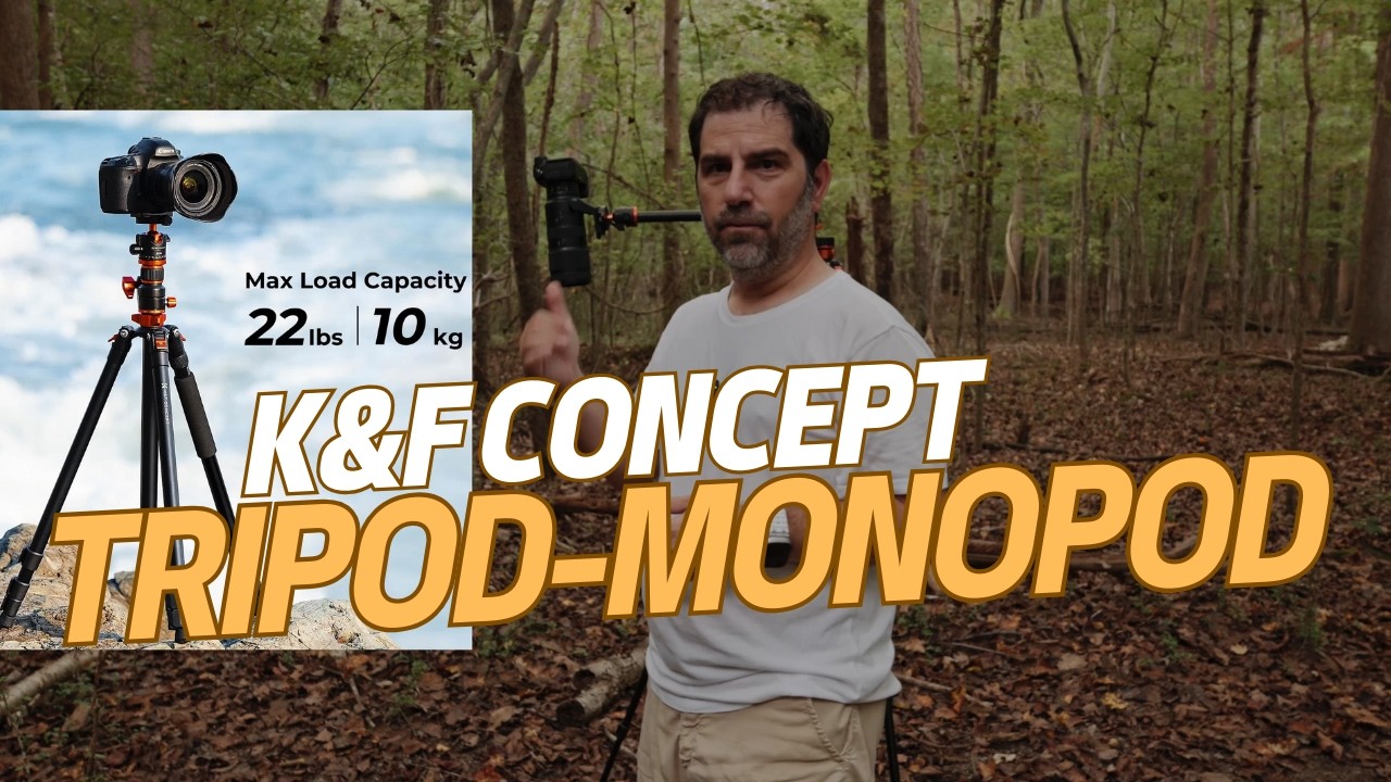 K&F CONCEPT 10kg Taşıma Kapasiteli Deveboynu Tripod - Monopod İncelemesi