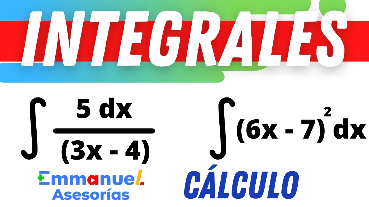 Ejercicios de INTEGRALES DIRECTAS ALGEBRAICAS.  Problemas de C&aacute;lculo Integral #EmmanuelAsesorias