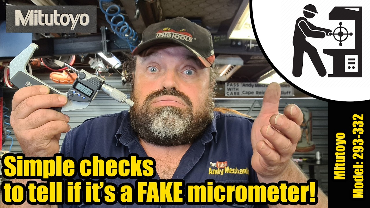 Микрометр Mitutoyo: настоящий или подделка? Вот как это проверить... #3304