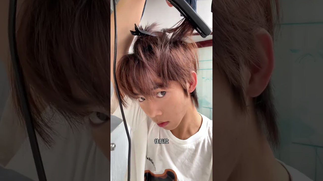 Will any girl like this hairstyle Here comes the same hairstyle as CAI Xukun s#Hairsty