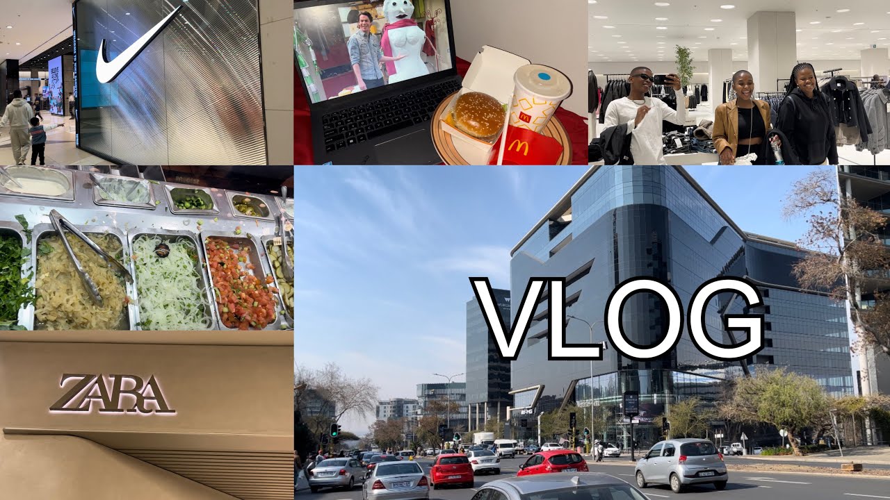 Vlog : Spend The Day With Me | We went to Sandton City 🏙️❤️ | Let’s have lunch 🥙  #vlog