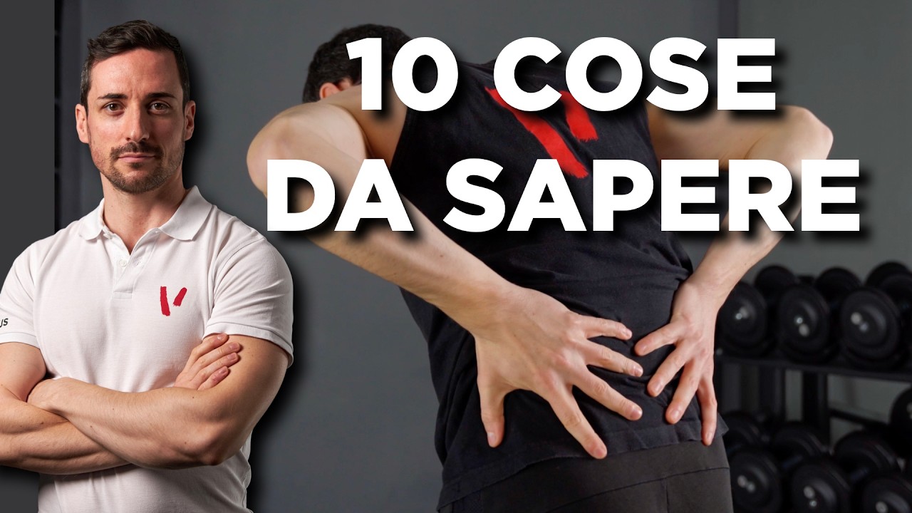 Mal di schiena: 10 cose da sapere