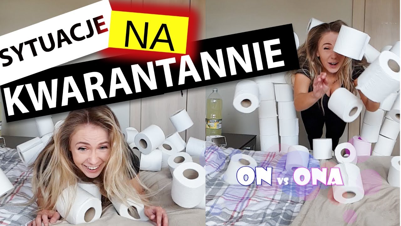 Na kwarantannie - zabawne sytuacje, dowcipy suchary | On Vs Ona |