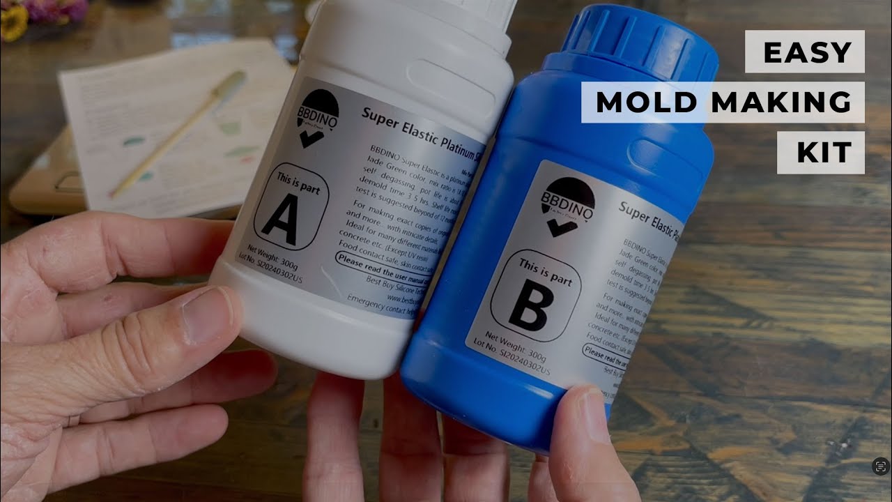 BBDINO Silicone Mold Making Kit, Super Elastic Liquid Silicone for Mold Making | Overview & Demo