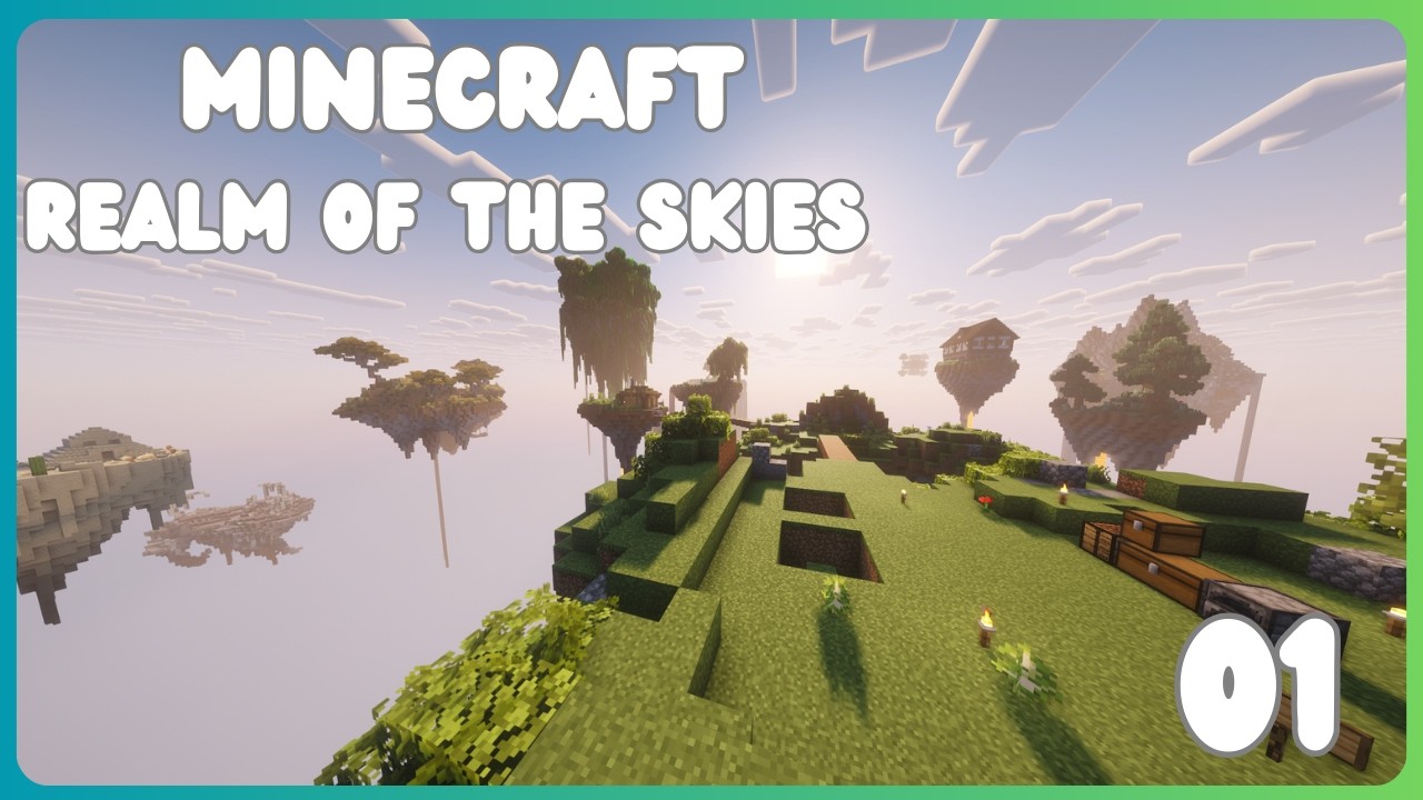 REALM OF THE SKIES #01 Découverte de cette survie dans les airs !