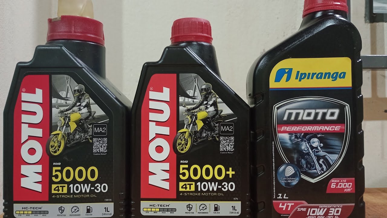 Óleo para Honda CB 300R -  Motul 5000 - Motul 5000+ ou Ipiranga?