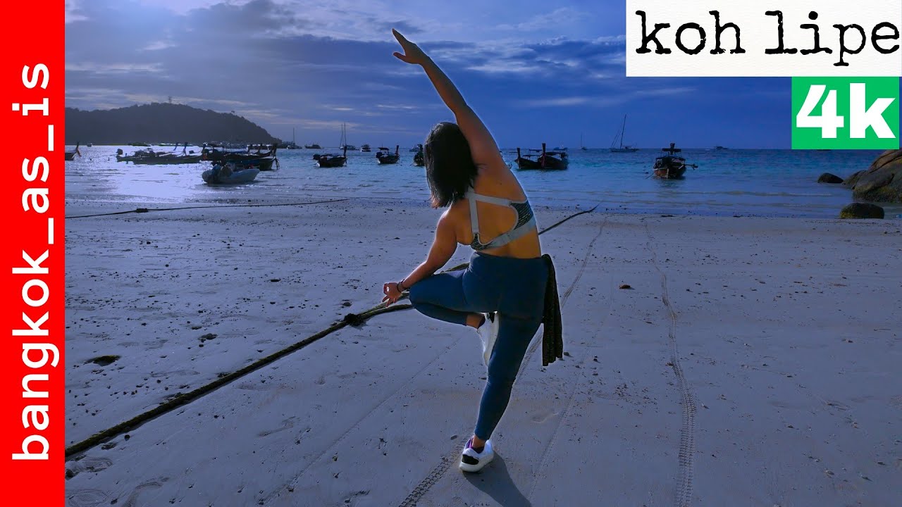 koh lipe 4k morning jog