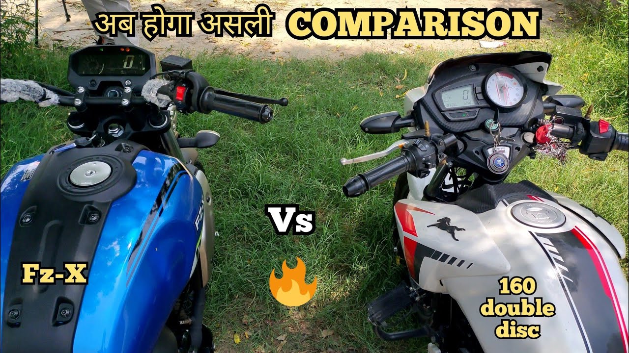 Yamaha FZ X vs Apache rtr 160 2v full comparison video | appache vs fzx @TechAuto93