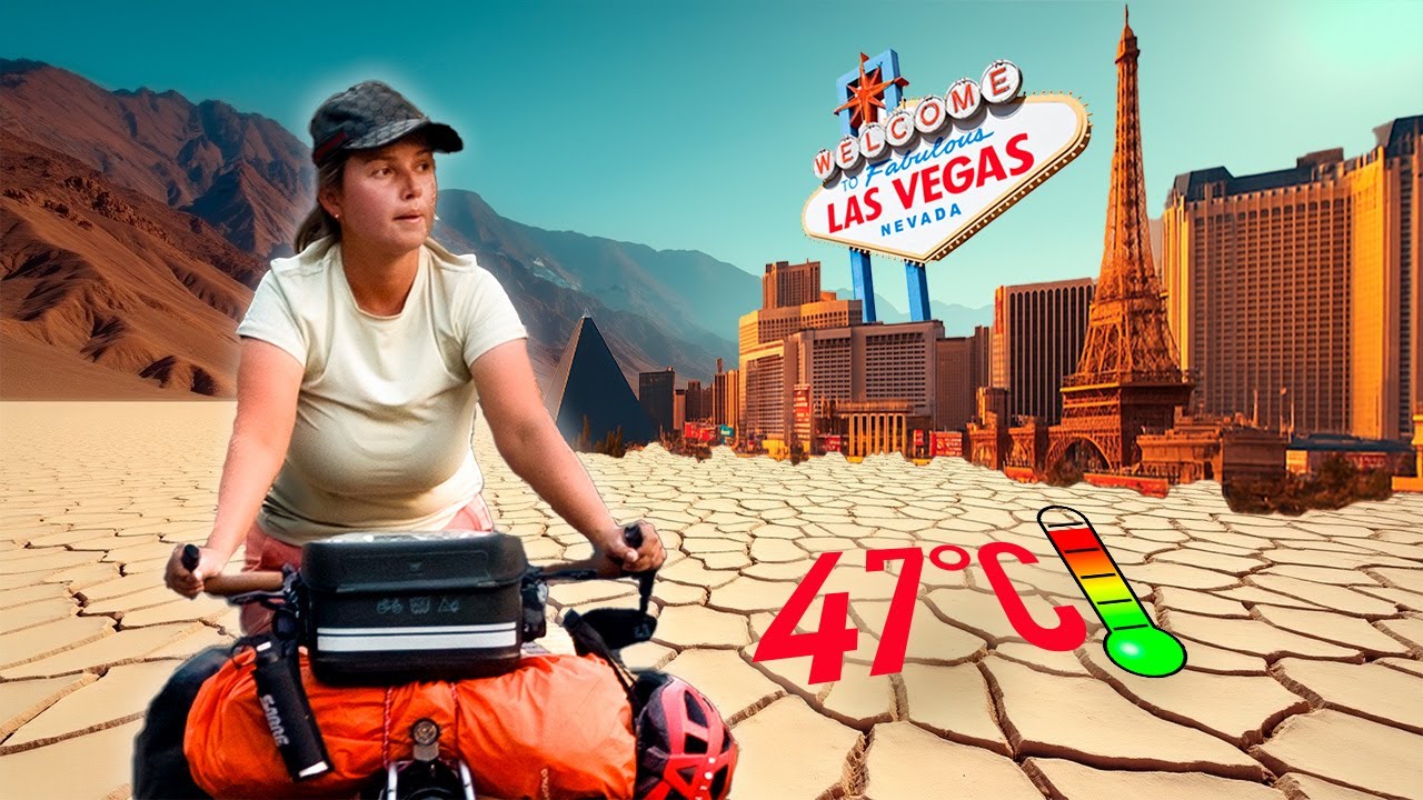 27. SOBREVIVIMOS en el LUGAR MÁS CALIENTE del MUNDO en BICICLETA🔥| Estados Unidos