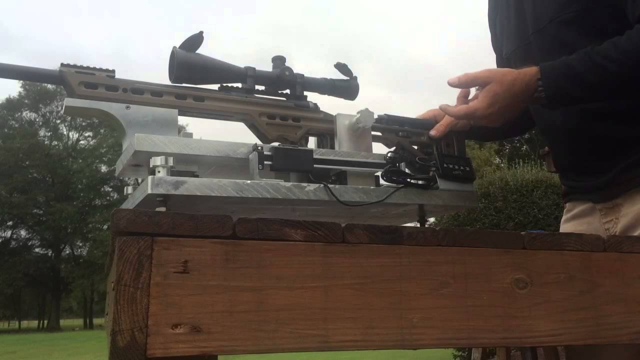 CIB recoil test using digital scale for absolute movement