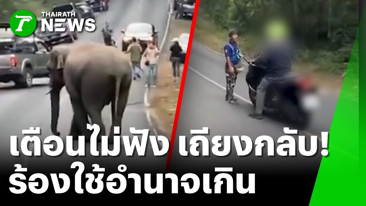 หยุดรถให้ช้างผ่านไม่ฟัง ติจนท.ใช้อำนาจเกินขอบเขต | 20 ม.ค. 69 | ข่าวเช้าหัวเขียว