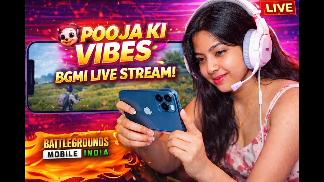 GIRL GAMER LIVE😍 PLAYING BGMI4.2 UPDATE LIVE 🥳 | Pooja Ki Vibes #bgmilive #girlgamer #pubgmobile