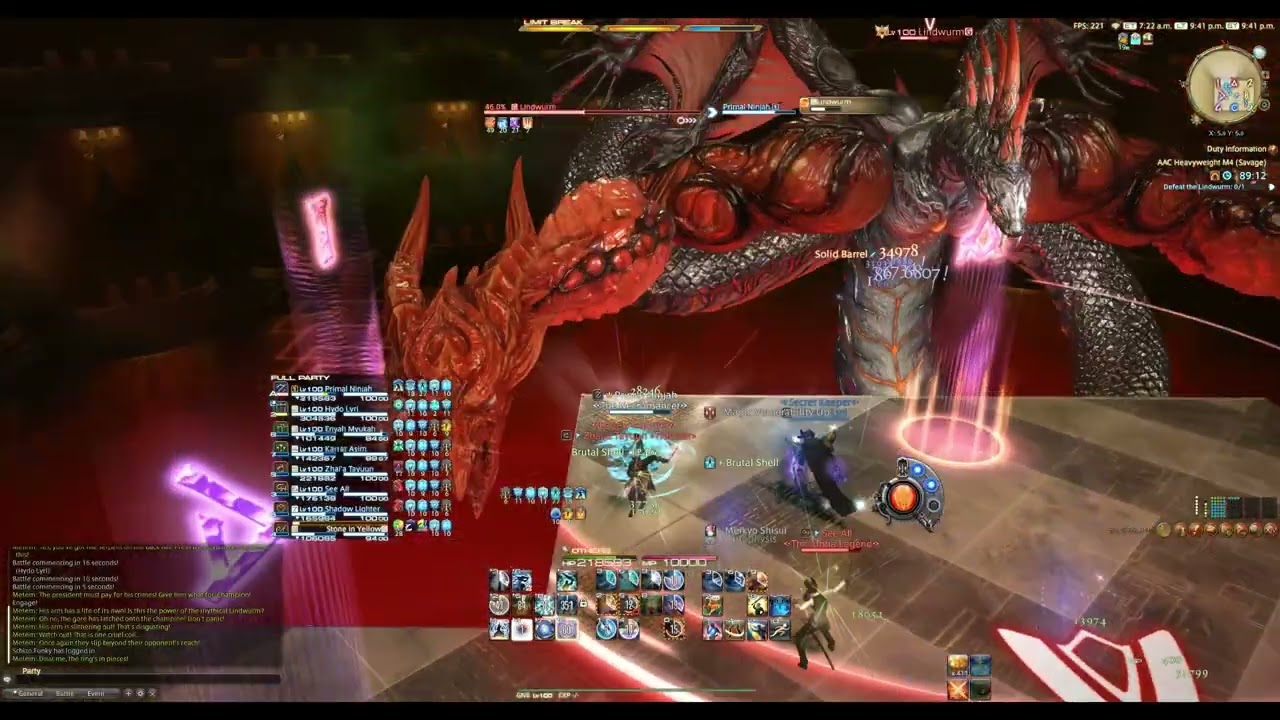 FFXIV - Arcadion M12S P1 Savage Raid - GunBreaker (GNB) PoV