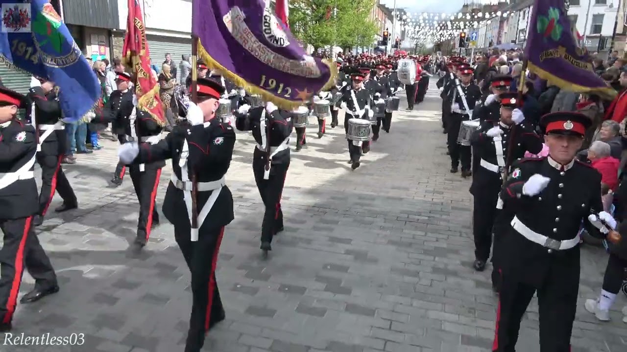 Shankill Protestant Boys (No.2) @ ABOD Easter Monday Parade ~ Lisburn ~ 21/04/2025 (4K)