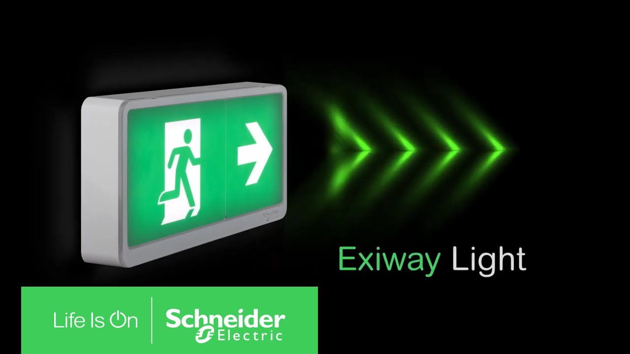 How to Transform Exiway Light into an Exit Sign Luminaire | Schneider Electric