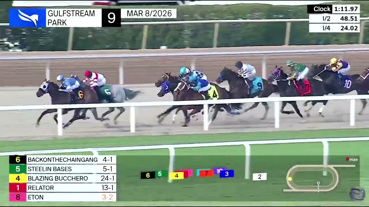 9na Carrera de Gulfstream Park | Domingo 8 de Marzo de 2026