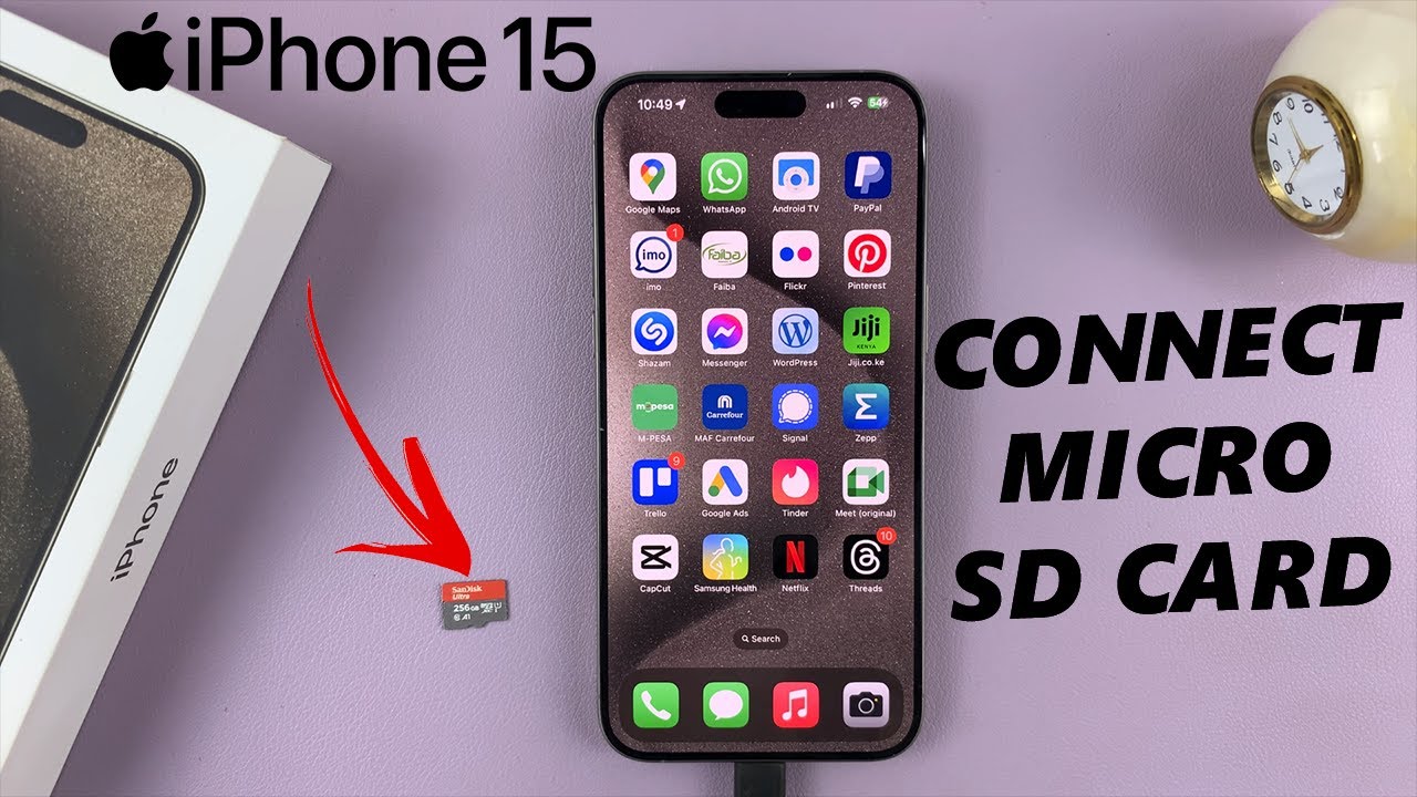 How To Connect Micro SD Card To iPhone 15 & iPhone 15 Pro