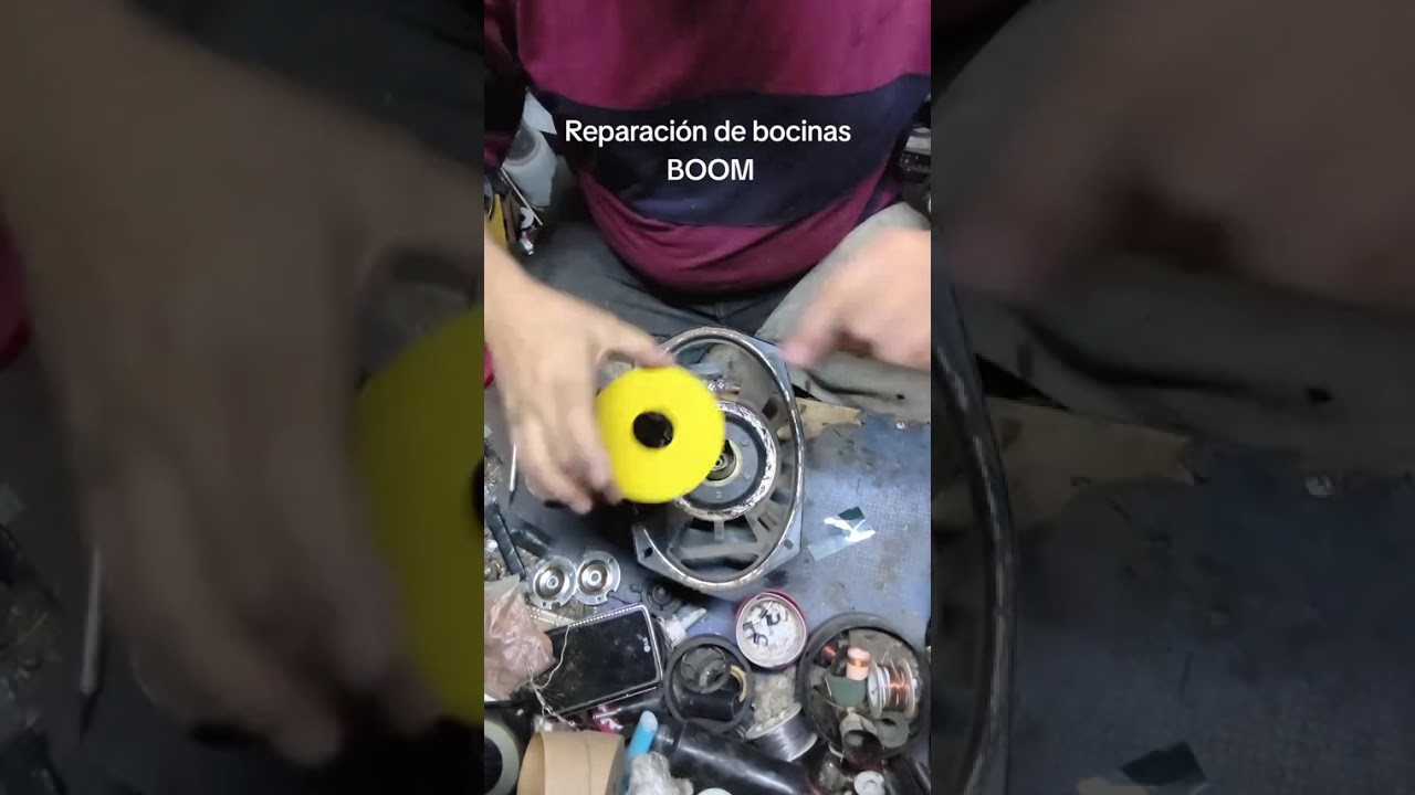 Reparación de un par de bocinas TS-6985 completas y tweters #reparaciondebocinasboom 