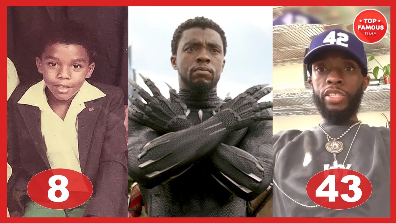 Chadwick Boseman ⭐ Transformation From 8 To 43 Years Old