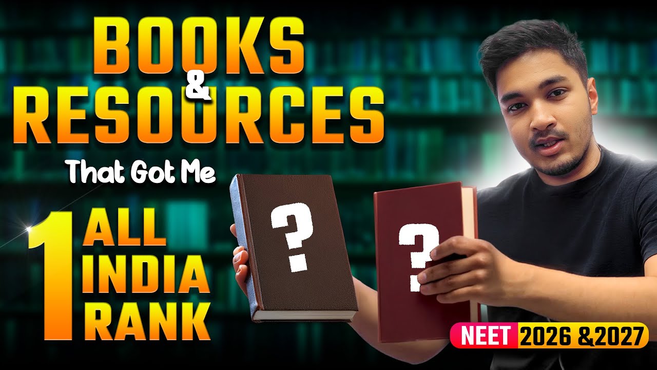 Books & Resources 📝 For NEET 2026 & 27 📚 Aspirants To Score 700+ 🎯| Got Me All India Rank 1 🚀| Soyeb