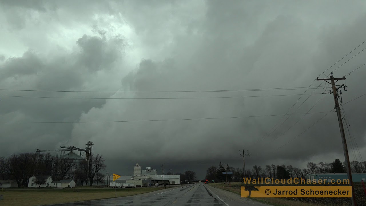 Marshalltown Iowa Rotating Storms ~ 4K ~ March 28, 2020