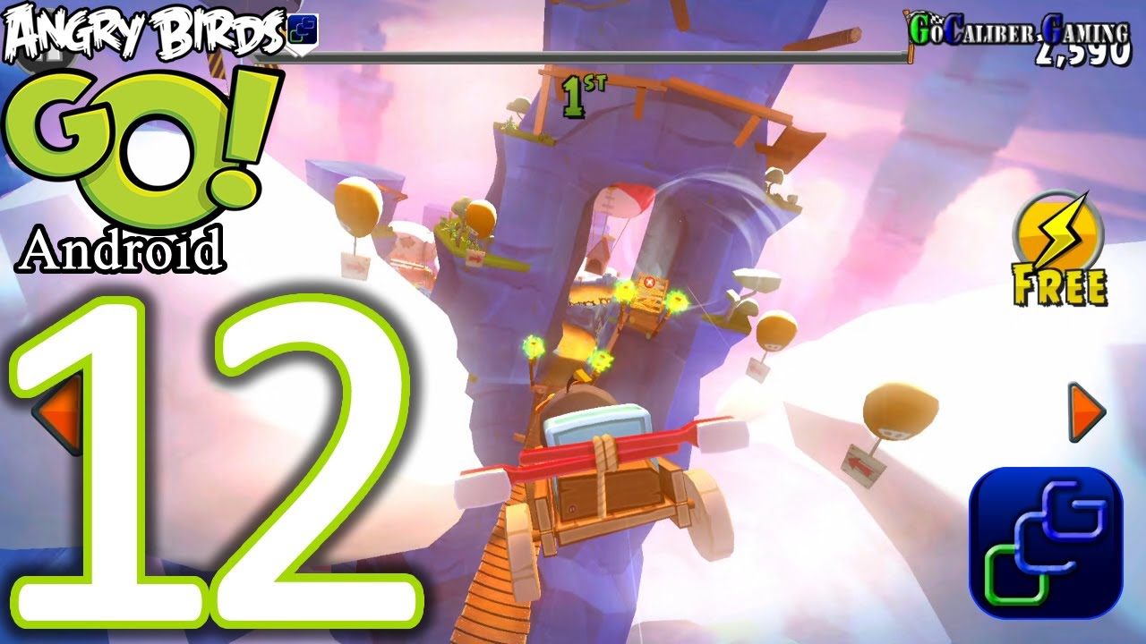Angry Birds GO Android Walkthrough - Part 12 - AIR Track 1
