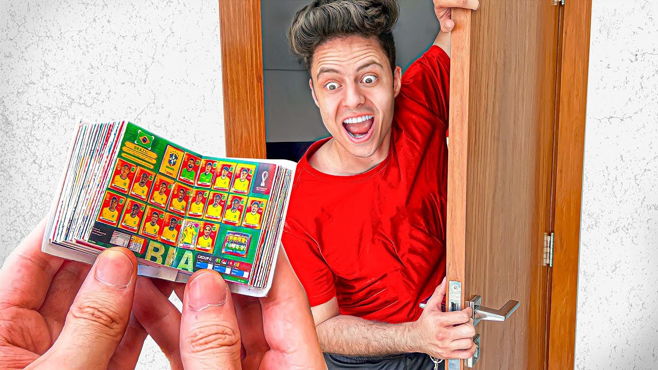 Dei o Menor ÁLBUM da Copa pro Enaldinho!