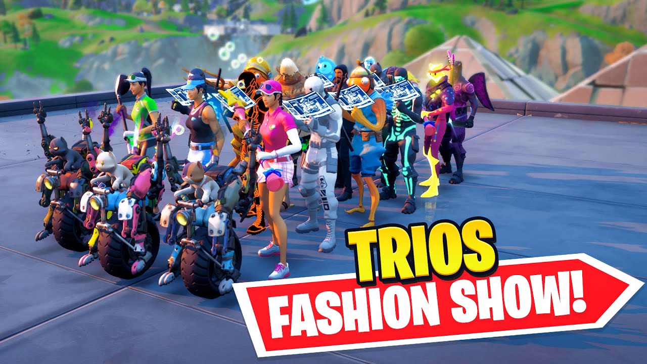 the *TRIOS* Fortnite FASHION SHOW...