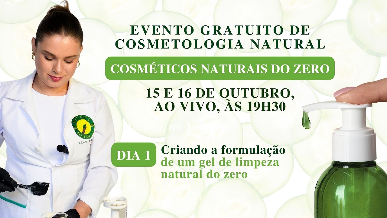 DIA 01: CRIANDO A FORMULAÇÃO DE UM GEL DE LIMPEZA NATURAL DO 0