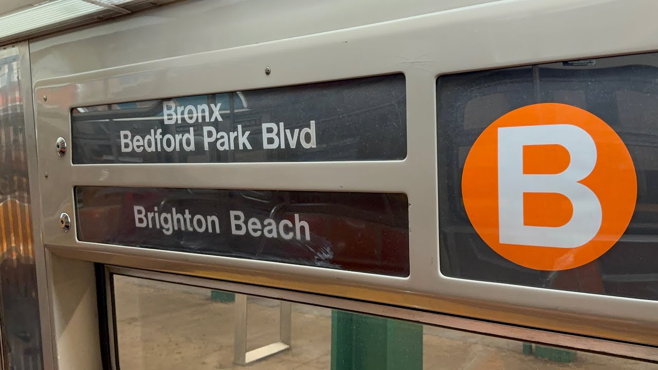 IND 6 Av Express: R68 (B) Train [Bedford Park Blvd to Brighton Beach #ConcourseLCL]
