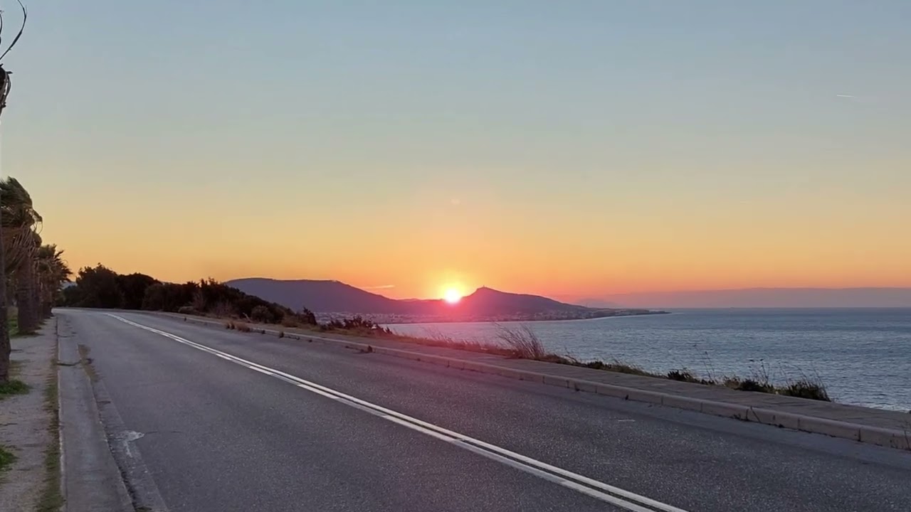 Sunrise and Sunset in Rhodes / Greece