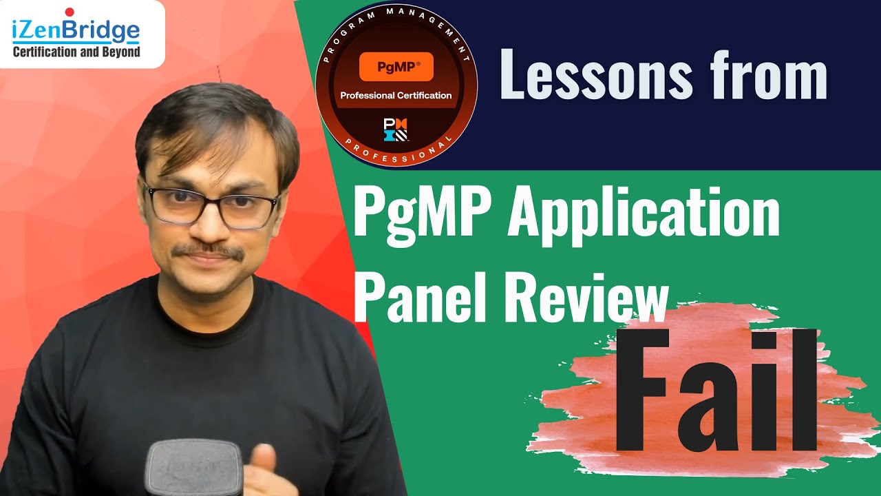 Overcoming PgMP Panel Review Failure | How to Fix Your Application & Succeed #pgmp #pgmpizenbridge