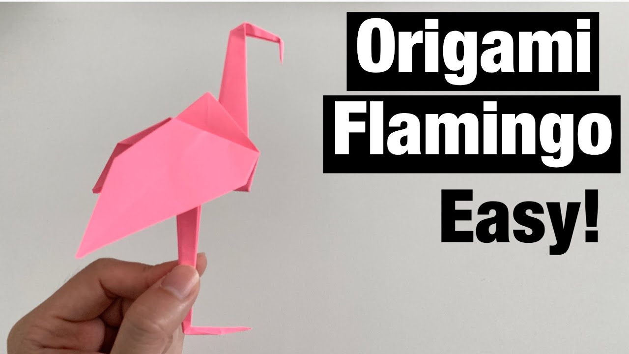 ORIGAMI BIRD FLAMINGO | ORIGAMI ANIMALS