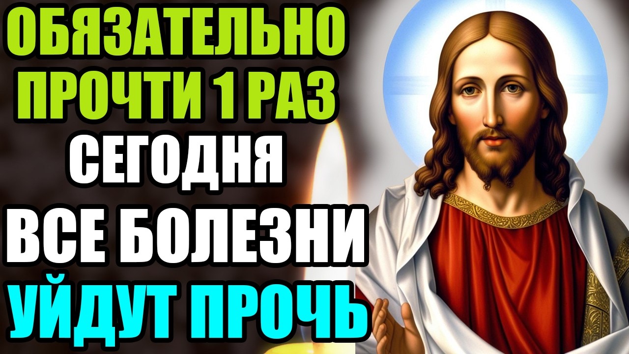 23 января ОБЯЗАТЕЛЬНО ПРОЧТИ 1 РАЗ! ВСЕ БОЛЕЗНИ УЙДУТ ПРОЧЬ! Молитва о болящих. Православие.