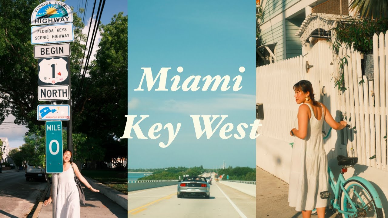 邁阿密vlog🌴從邁阿密沿路玩到Key West景點攻略、體驗餵Tarpon🐟、近距離看海豚🐬、美到不行的一號公路！、美國最南端🏝️